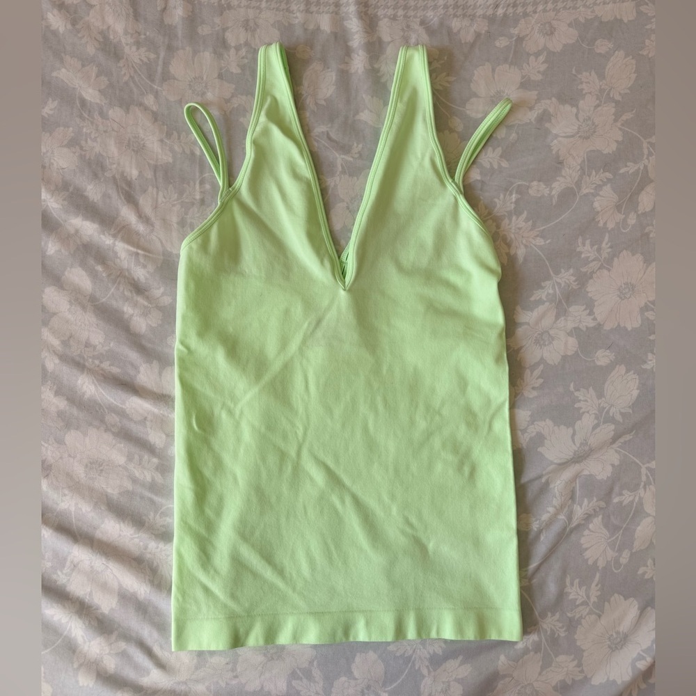 Helmut Lang | Neon Green Tank Top